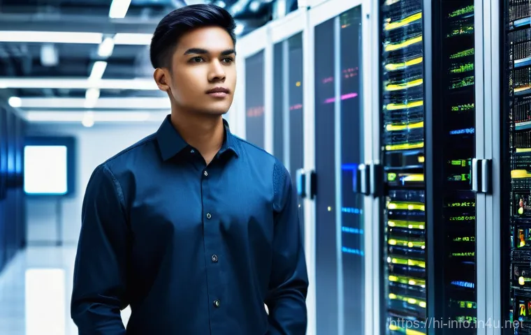 정보처리기사 취득 후 커리어 개발 성공 사례 - **Prompt:** A confident and intelligent young professional, of diverse ethnicity, is depicted in a m...