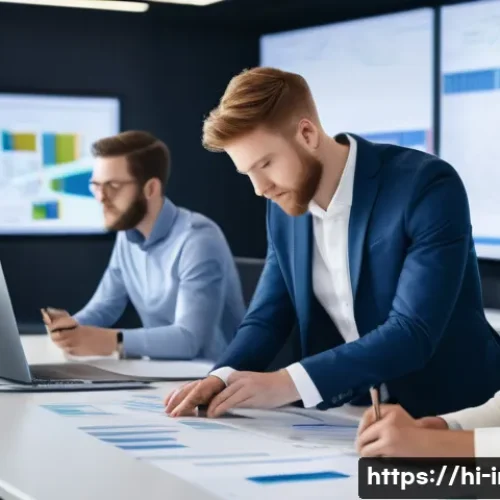 Home 24 정보처리기사 취득 후 이직 성공 사례 - **Prompt:** A diverse group of young, ambitious professionals in a bright, modern open-plan office. ...